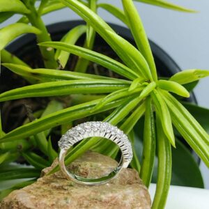 Anillo Medio Cintillo Triple Alto - Línea Proud